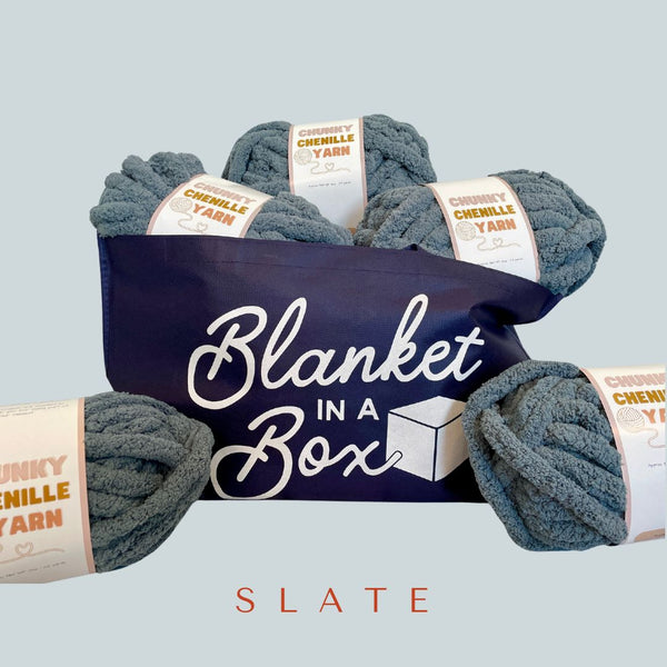 DIY Blanket In A Box Kit - Slate