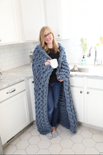 Load image into Gallery viewer, DIY Blanket In A Box Kit - Slate