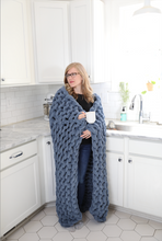 Load image into Gallery viewer, DIY Blanket In A Box Kit - Slate